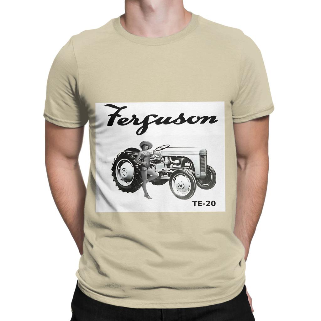 TE 20 Ferguson Traktor Lustiges 100% Baumwolle T-Shirt Massey Ferguson T-Shirts Oberteile Für Unisex