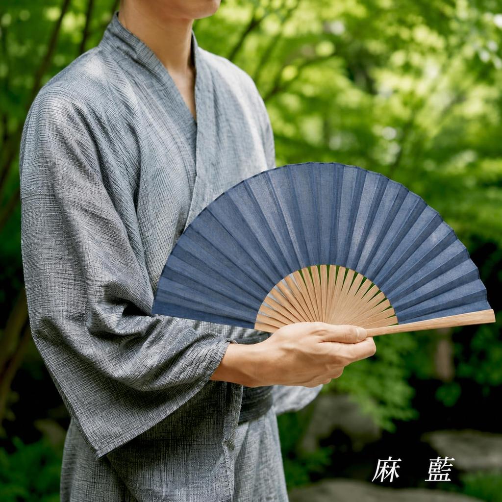 Noshi Box Hemp Fan xin04 Indigo [Kesendo]