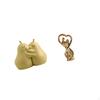 Hugging Pear Book Stand Ceramic Bookend Fine Workmanship Bookshelf Ornament Wonderful Gift Couple