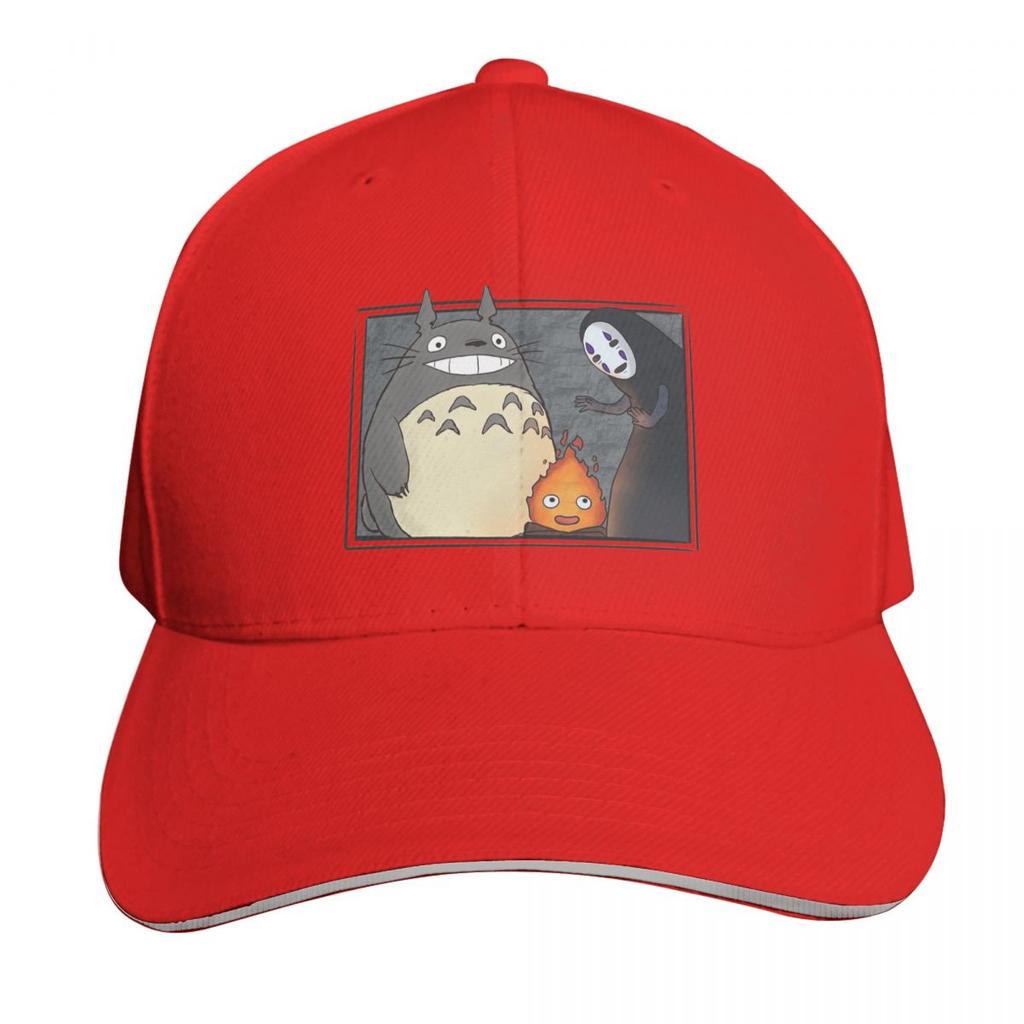 Three Ghibli Friends Cap Fashion Casual Baseball Caps Adjustable Hat Hip Hop Summer Unisex Baseball Hats Polychromatic