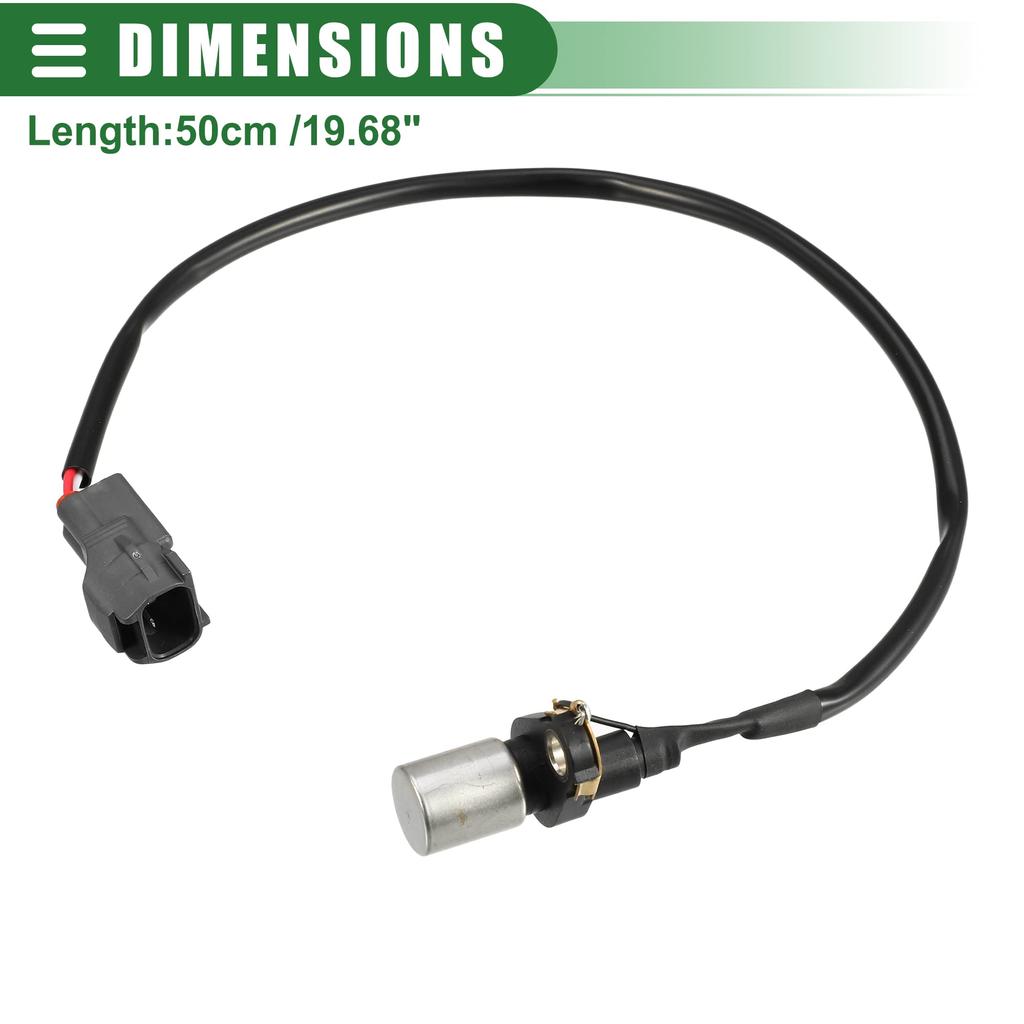 Motoforti Engine Crankshaft Position Sensor for Toyota Supra 3.0L (1993-1998) with ABS, Black, 90919-05006