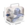 Breathable Hamster Transport Box Transparent Portable Cage for Guinea Pig Bunny Bird Small Pets
