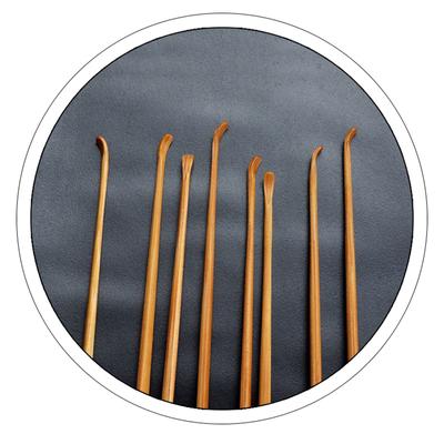 Bamboo Spoon Ear Pick Tool Polishing Round Bamboo Handle Ear Cleaner Ear Clearner Tools