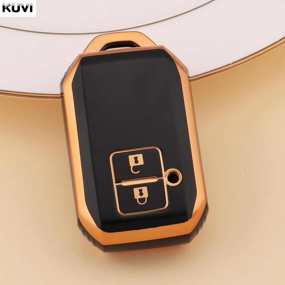New Tpu Car Remote Key Case Cover Shell Fob For Suzuki Ertiga Swift  Wagon R Japanese Monopoly Type 3C Keychain Protector