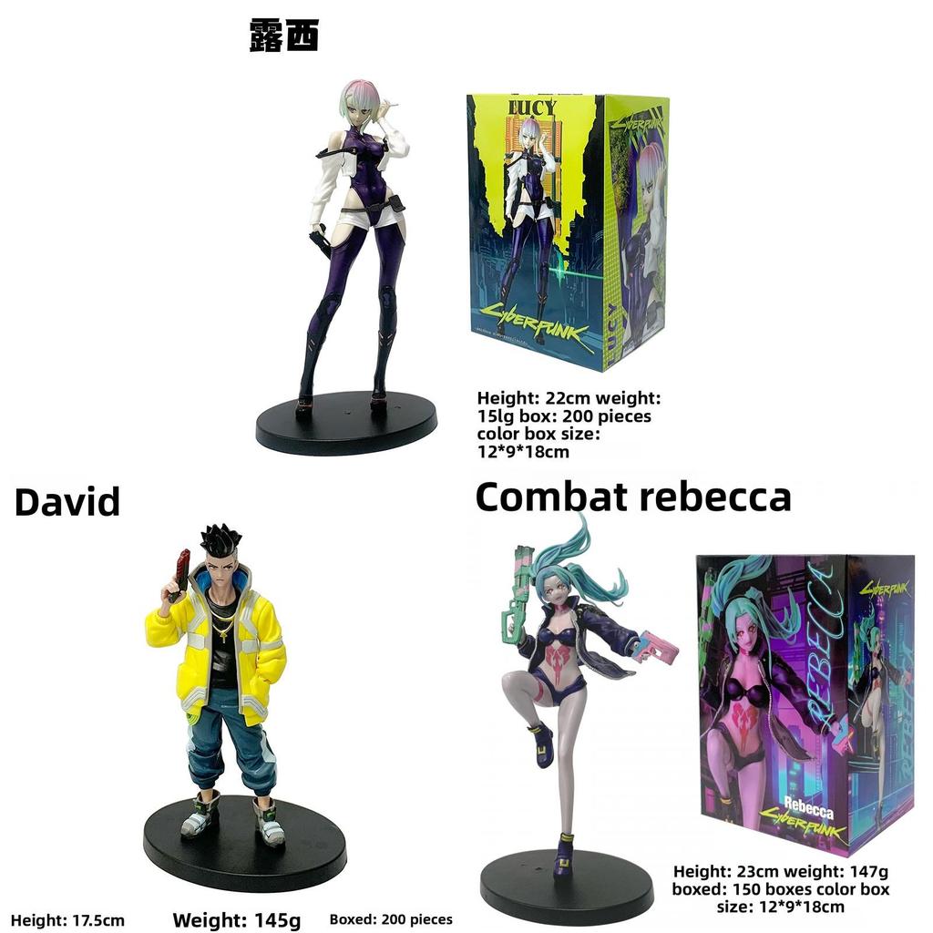 Cyberpunk Edgerunners Rebecca Pvc Figurine With Collectible Display For Anime Fans