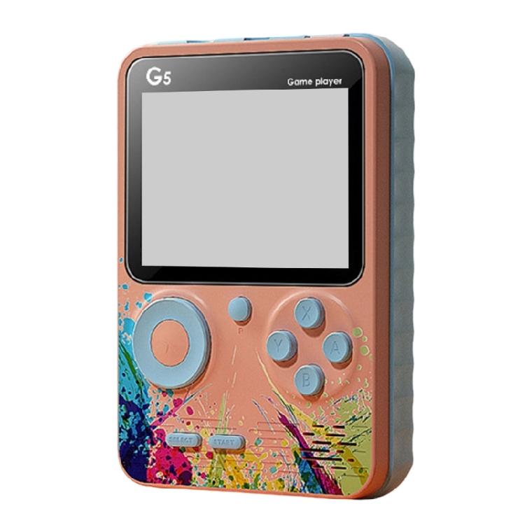 Handheld Multiple Game Device 500 Classical Titles Build in Rechargeable Battery Ergonomic Strong ABS Body for All Ages