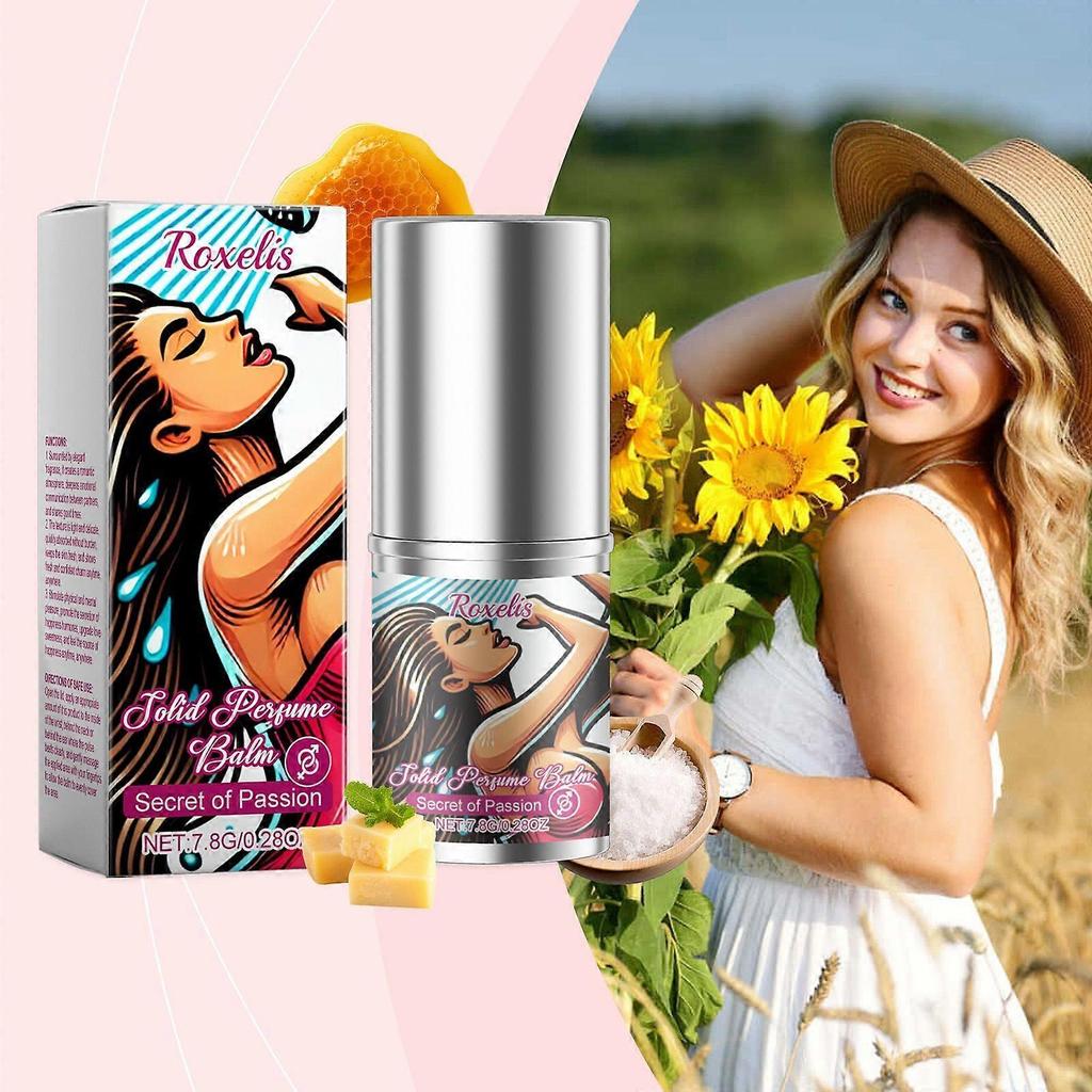 Women's solid light perfume, elegant, refreshing, silky, light fragrance, long-lasting fragrance, portable couple date perfume 7.8g