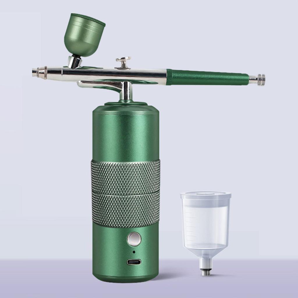 Handheld Airbrush Spray Guns Set Portable Wireless Airbrush Rechargeable Hand Airbrush Set for Makeup Cake Decorations
