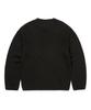 THISISNEVERTHAT Loose Gauge Knit Crew Black