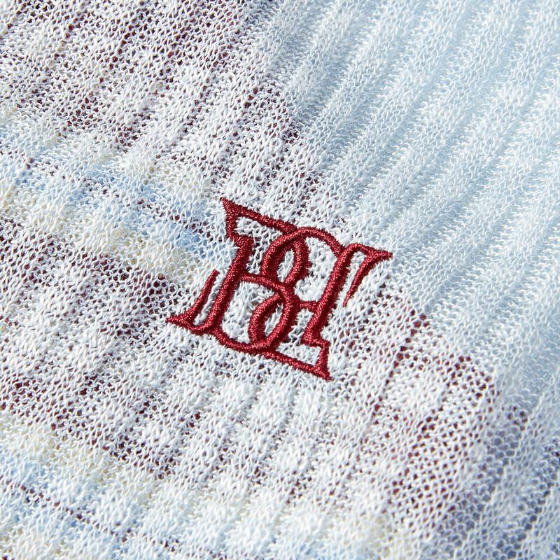 PEACEBIRD Women's Elegant Striped V-Neck Knit Cardigan