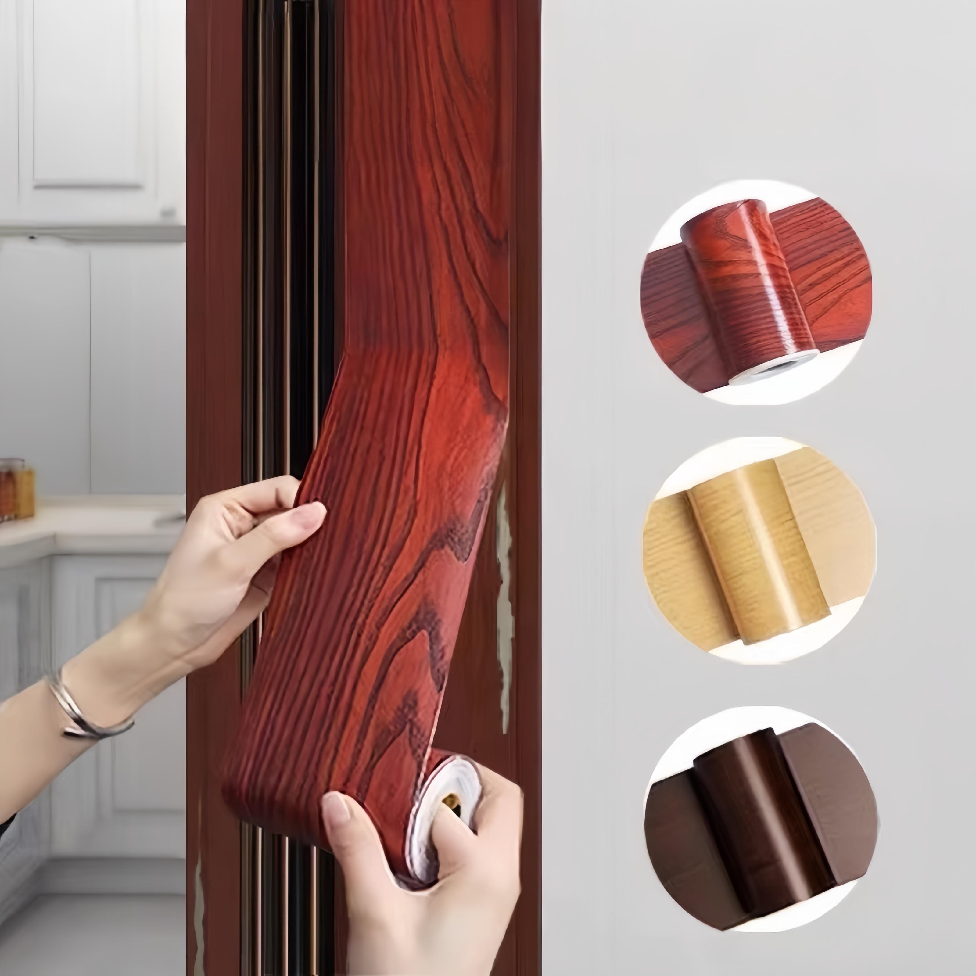 

Home Decor Repair Adhensive Duct Tape Realistic Wood Grain For Furniture Kitchen Gadgets жовтий
