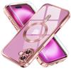 iPhone 16 Plus Case, Electro MagSafe, Pink + Screen Protector