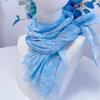Spring and Summer New Thin Breathable 100% Cotton Floral Scarf Women's Sunscreen Shawl Versatile Japanese Floral Scarves