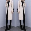 Korean Style Mid-Length Loose Woolen Coat - 2025 Trend, Autumn Winter, Plus Size, Thickened Women's Outerwear