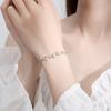 925  Silver Bead Bracelets For Women Korean Designer Double Layer Stars Chain Bracelets Luxury Party Wedding Jewelry