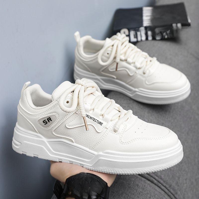 

Модные и удобные весенние легкие нескользящие универсальные студенческие повседневные туфли с толстой подошвой мужские дышащие мужские туфли 44