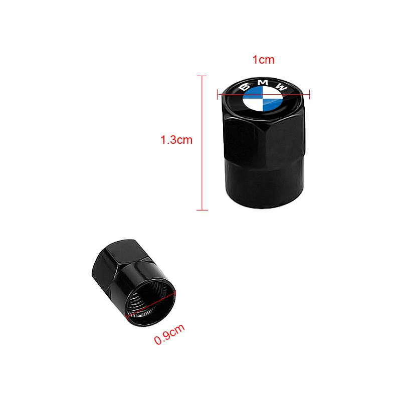 4 Pezzi Valvole Esagonali Antifurto e Antipolvere Parti Automobilistiche Per BMW E46 E39 E90 E60 E36 F30 F10 E34 E30 F20 E92 M3 M4 M5 X5