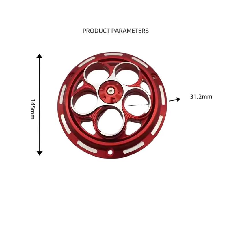 Stylish and Functional Rotating Cooling Fan Cover for Sprint Primavera 150 Motorcycle Enhance Airflow and Looks