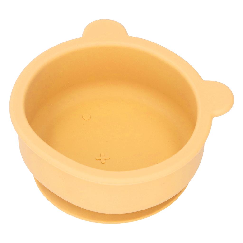 Baby Bowl Food Grade Silicone Cartoon Bear Shaped Toddler Bowl Bowls with Suction for Babies Kids