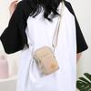 Slim Crossbody Phone Wallet – Water-Resistant Nylon Bag for Women, Adjustable Strap