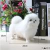 New Pomeranian Dog Plush Toy Cute Stuffed Realistic 20cm Puppy Doll Home Decor High Quality Handmade Kids Birthday Gift