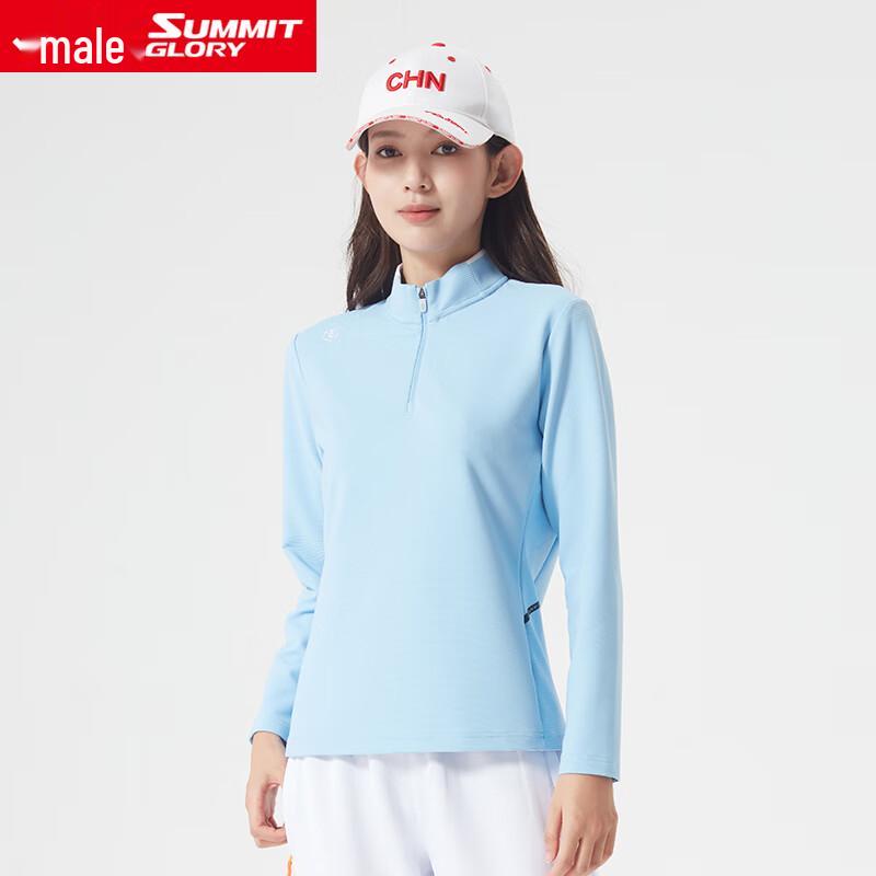 

Women s Half-Zip Performance Long Sleeve T-Shirt WB5790 XXL
