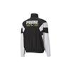 Puma Metallic Gold Embossed Regular Zip-Up Jacket Men Jackets Black 597610-01