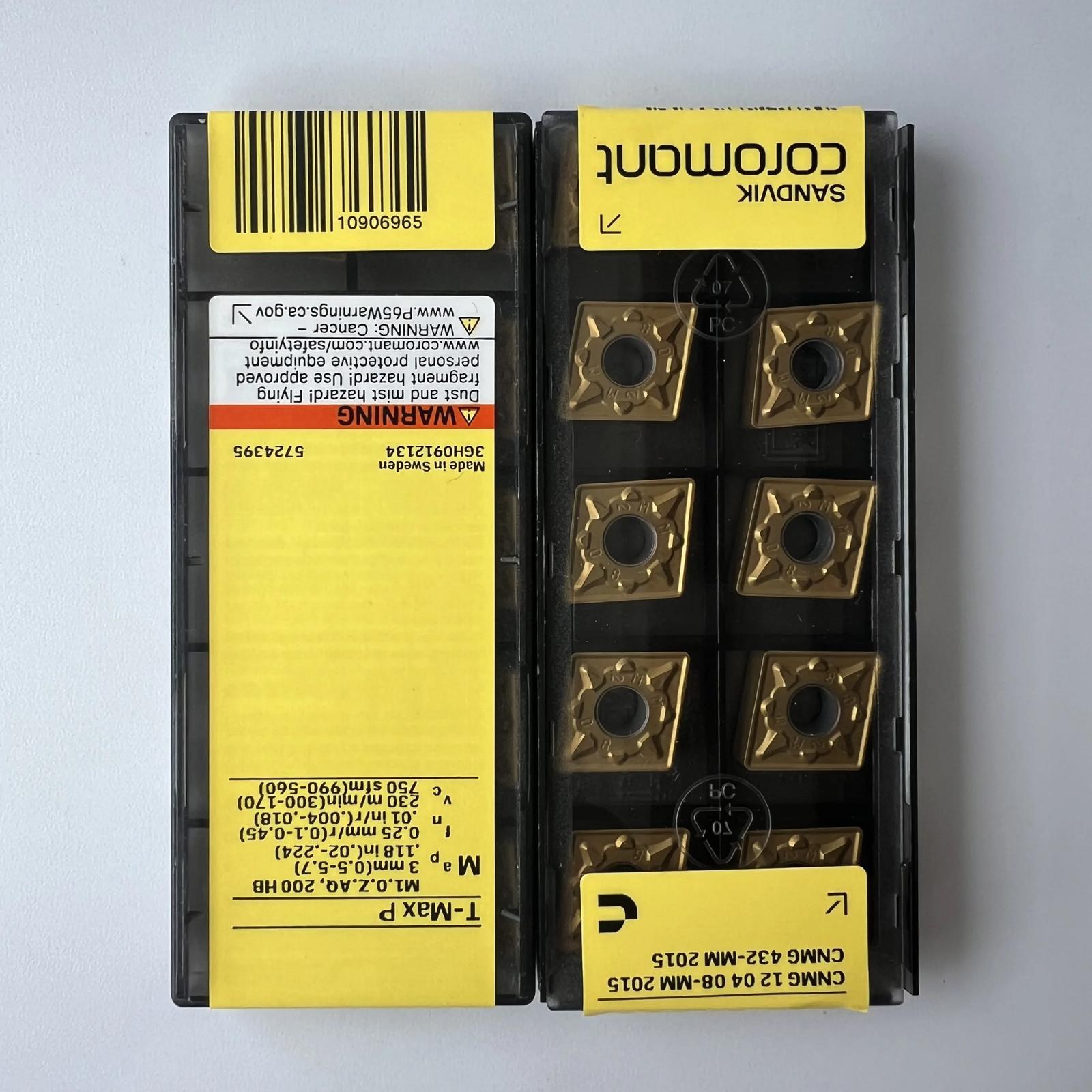 

SANDVIK / CNMG120408-MM 2015 / Industrial indexable Carbide Inserts 10 Pcs