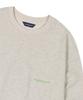 ICONOGRAPHY Oversized Sweatshirt Logo Sweatshirt Oat