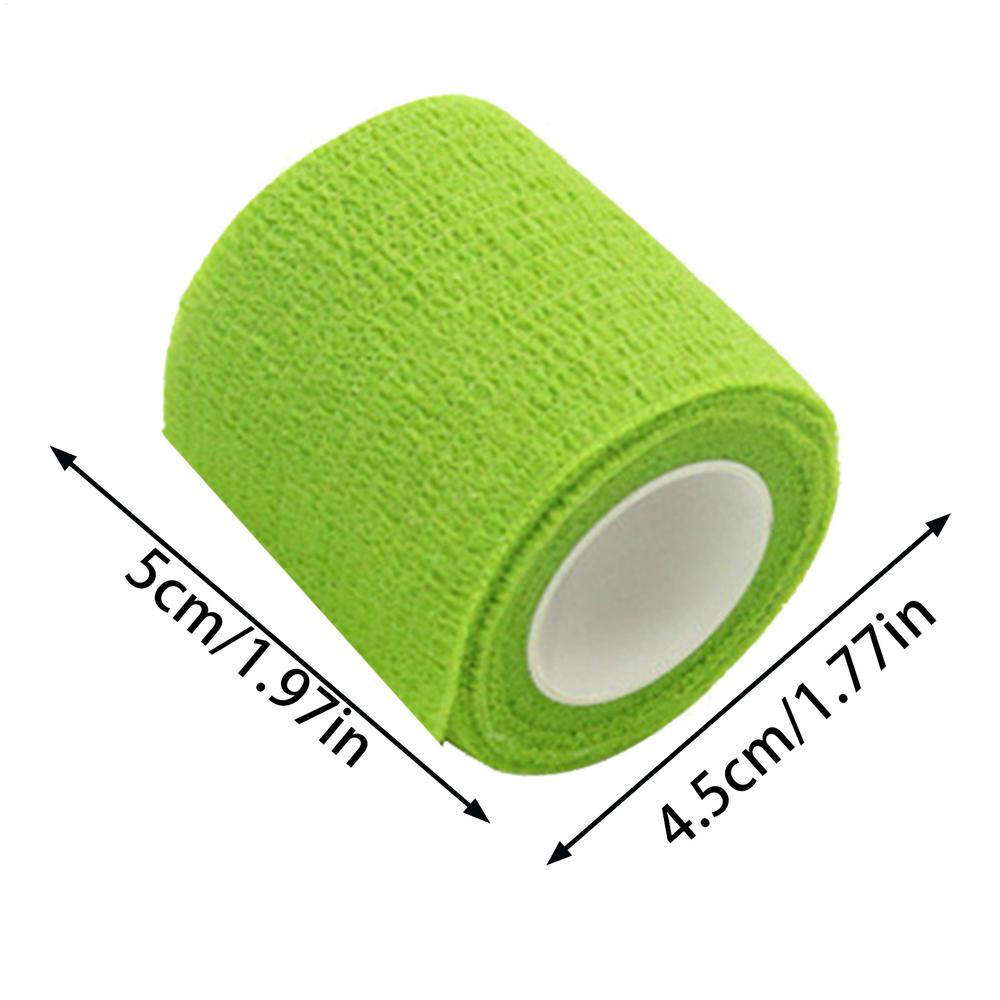 

1 шт. Самоклеящийся бинт Нетканый эластичный самоклеящийся бинт Когезивный бинт для спорта Фиксация пальца запястья ноги трава зеленый