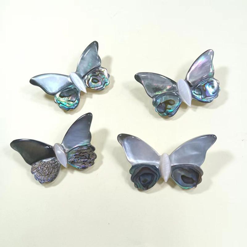 Shell Butterfly Brooch Pin Handmade Cartoon Decor For Women And Men