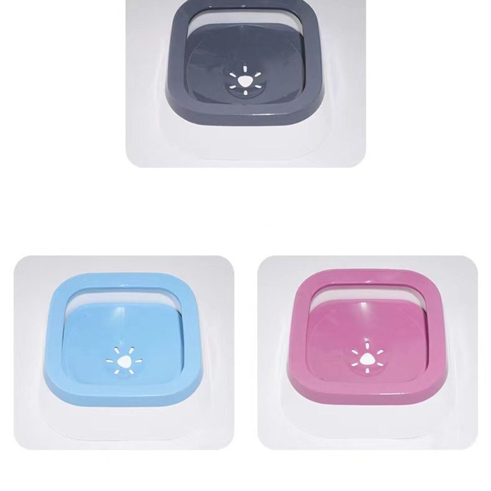 Plastic Pet Drinking Bowls Anti-splash Cat Water Dispenser Pet Feeding Tool Pet Water Bowl  Kitten