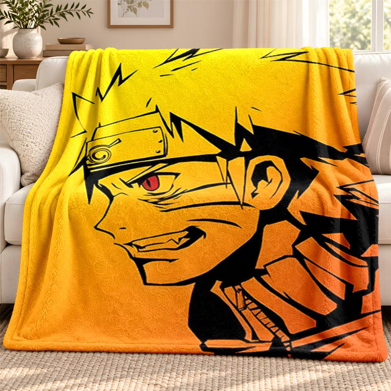 Naruto Decke Flanelldecke Weiche Gemütliche Plüschdecke für Sofa Bett Leichte Heimdekoration Outdoor Camping