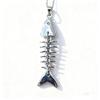 Adjustable Fishbone Charm Pendant for DIY Bracelets, Necklaces, and Keychains