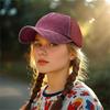 Unisex Washed Cotton Baseball Cap Vintage Solid Color Adjustable Casual Mesh Truck Caps Men Women Summer Outdoor Streetwear Hat