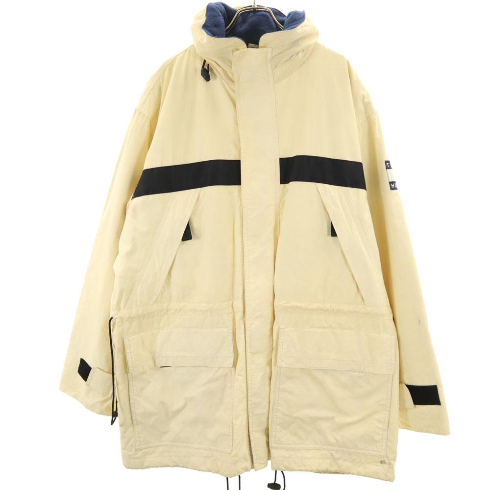 TOMMY HILFIGER 90s Old Nylon jacket M Ivory system Men's Used