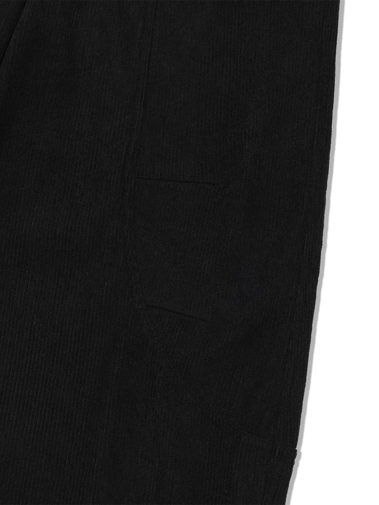 Eogeulliswedou Lace Corduroy Pants (Black)