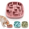 Pet Supplies Dog Cat Anti Choking Feeding Food Bowls Puppy Slow Down Eating Feeder Dish Product