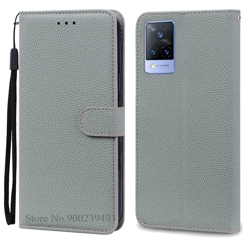 Pro Vivo V21 Pouzdro Silikonové Peněženkové Vyklápěcí Pouzdro na Telefon pro Vivo V2050 V2066 V2108 VivoV21 Kožené Pouzdro Coque pro Vivo V21 5G Fundas