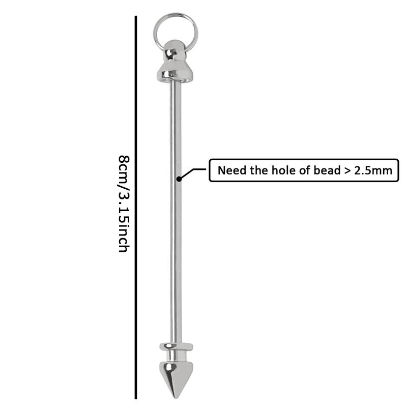 WTEMPO Bar breloc cu mărgele pentru mărgele Vrac Consumabile pentru fabricarea brelocurilor 3 culori DIY Nuntă creativă Decor petrecere de ziua de naștere Cadouri Brelocuri
