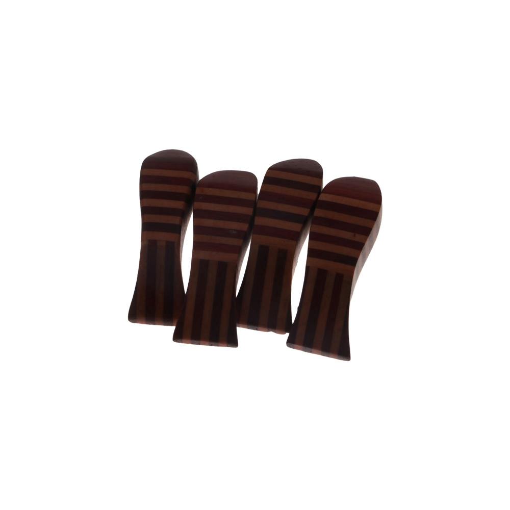 

2pcs Wooden Chopsticks Holder Two-color Chopstick Pillow Kitchen Supplies Chopstick Rack Spoon 2pcs