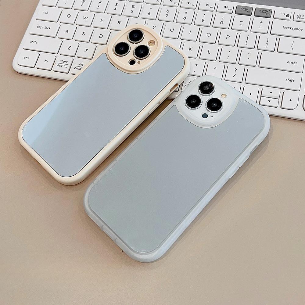 Mirror Suitable for IPhone13 Apple 14Pro Max Mobile Phone Case 16 High End Sense 15Pro Simple 12 Makeup Mirror