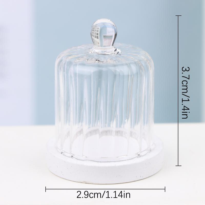 Miniature Toy Model Scene Doll House Accessories Mini Western Steak Cover Iron Plate Lid Delivery Tray