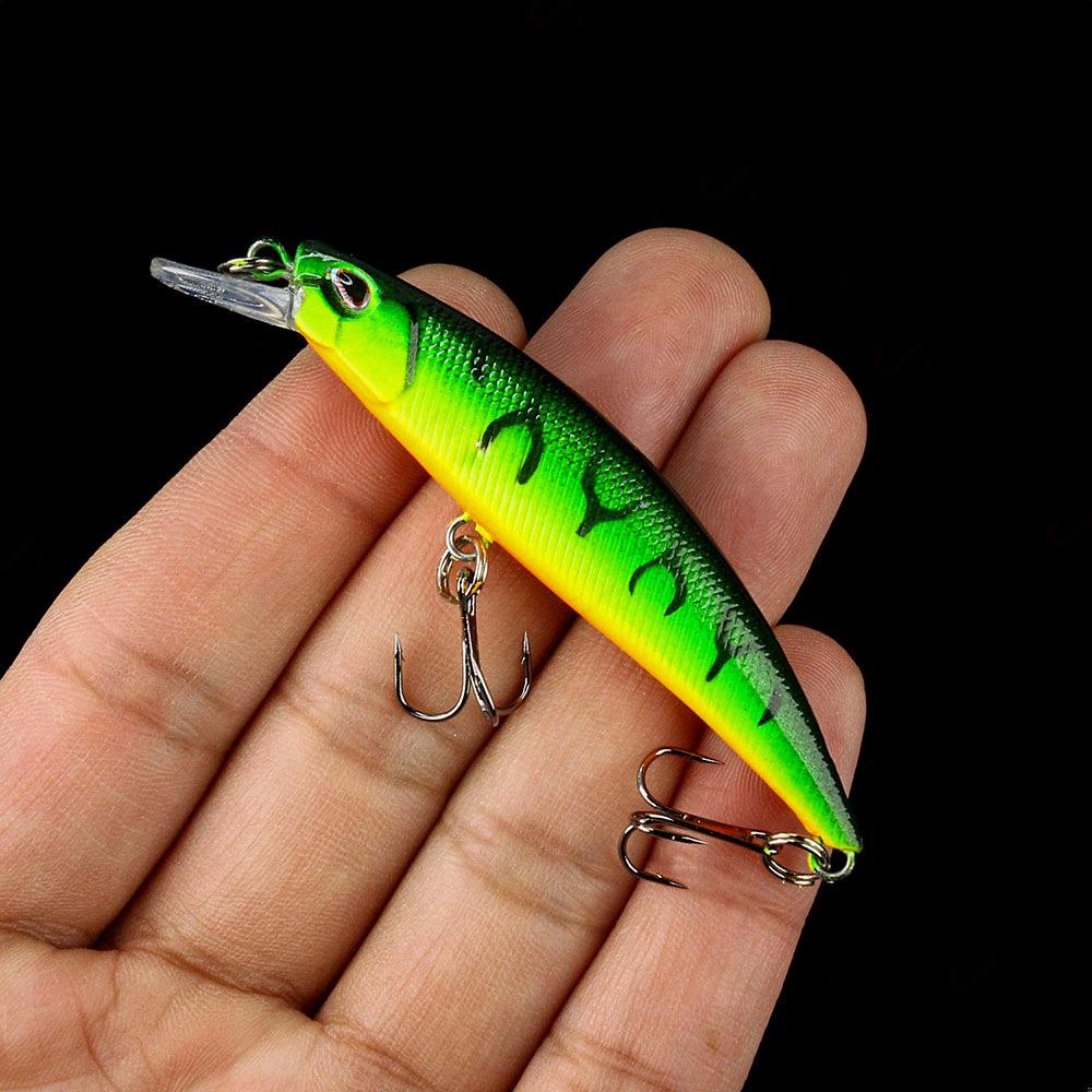 

1 шт. Джеркбейт Тонучі воблери Рибальські приманки 8 см/9 г Штучна пластикова тверда наживка для форелі Кренкбейт Риболовні снасті для окуня MI129-1