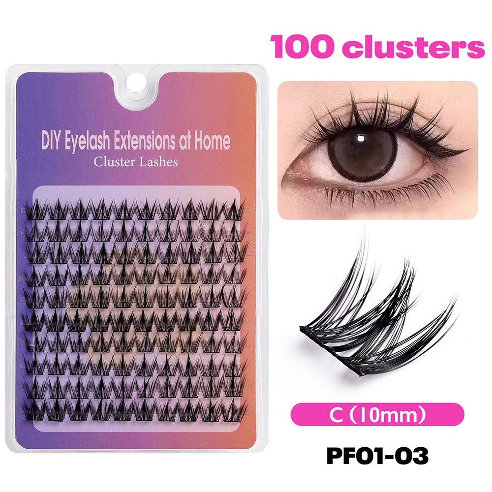 Anime Lash Clusters Spiky Cluster Eyelash Extensions Volume Individual Lashes  DIY At Home