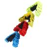 4Pcs Tie Bands Elastic Strap Soft Wear-Resistant Race Bands for Outdoor Game Three-Legs Rope Three-Legs Ropes