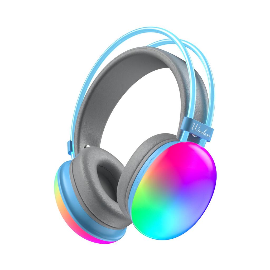 2025 YDM78 Over-Ear Bluetooth Headphones with RGB Lighting & Long Battery Life