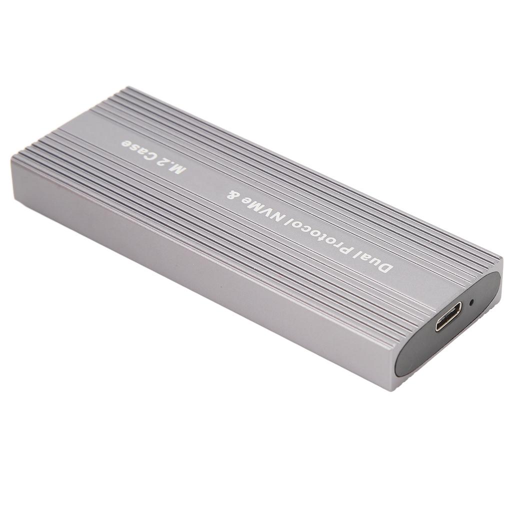 M.2 Nvme PCIE NGFF SATA SSD Enclosure Type C Port 10Gbps UASP Compliant Tool Free Solid State Drive Enclosure for 2230