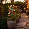 Metall Schmetterling Gartenstecker Outdoor Dekoration für Hof Rasen Terrasse Blumenbeet mit Mehreren Schmetterlingsdesigns