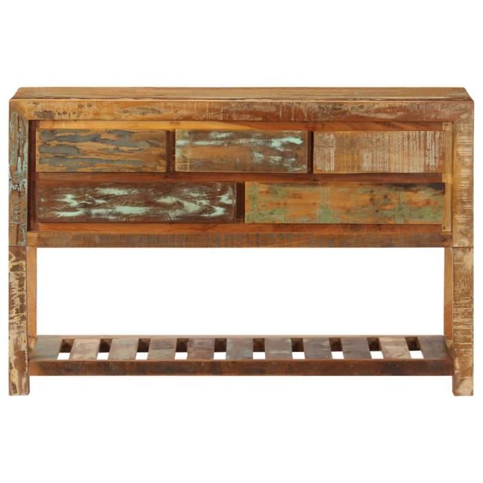 VidaXL Buffet 120x30x75 cm Bois de récupération solide